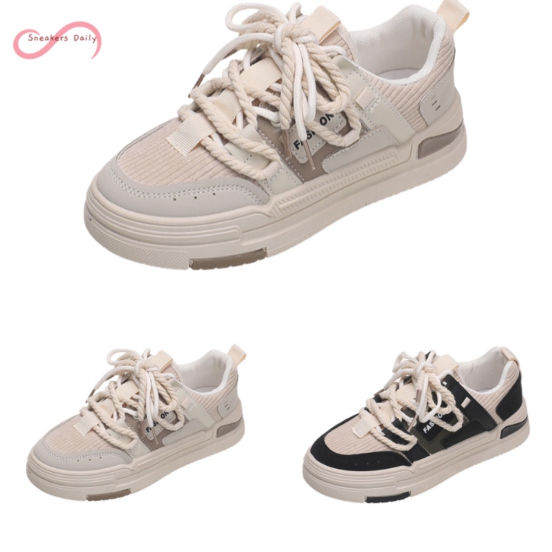 COD Sneakerdaily 246 Sepatu Sneakers Wanita Elegan Kualitas Premium
