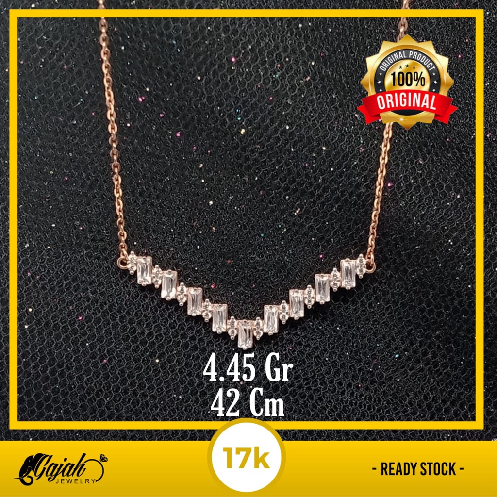 Kalung emas 17k - 4.45 gr kadar 750