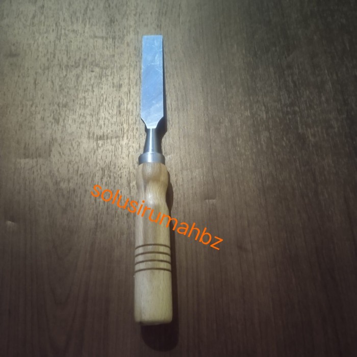 tatah 3/4 inch crv 19mm gagang kayu wood chisel pahat ukir 29 - 20 mm