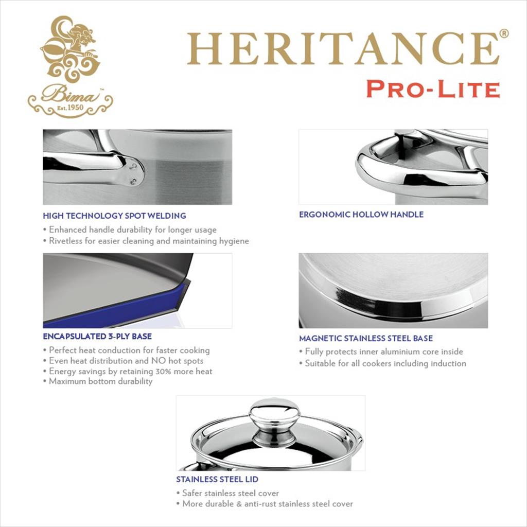 BIMA HERITANCE STEAMER 24 CM BP121524 PANCI KUKUS 2 TINGKAT