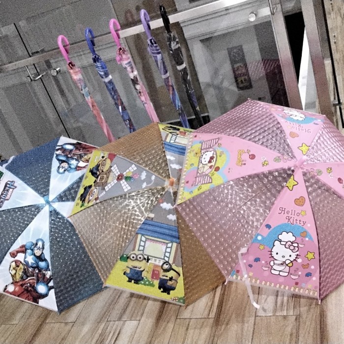 '+'+'+'+] Payung anak pvc hologram