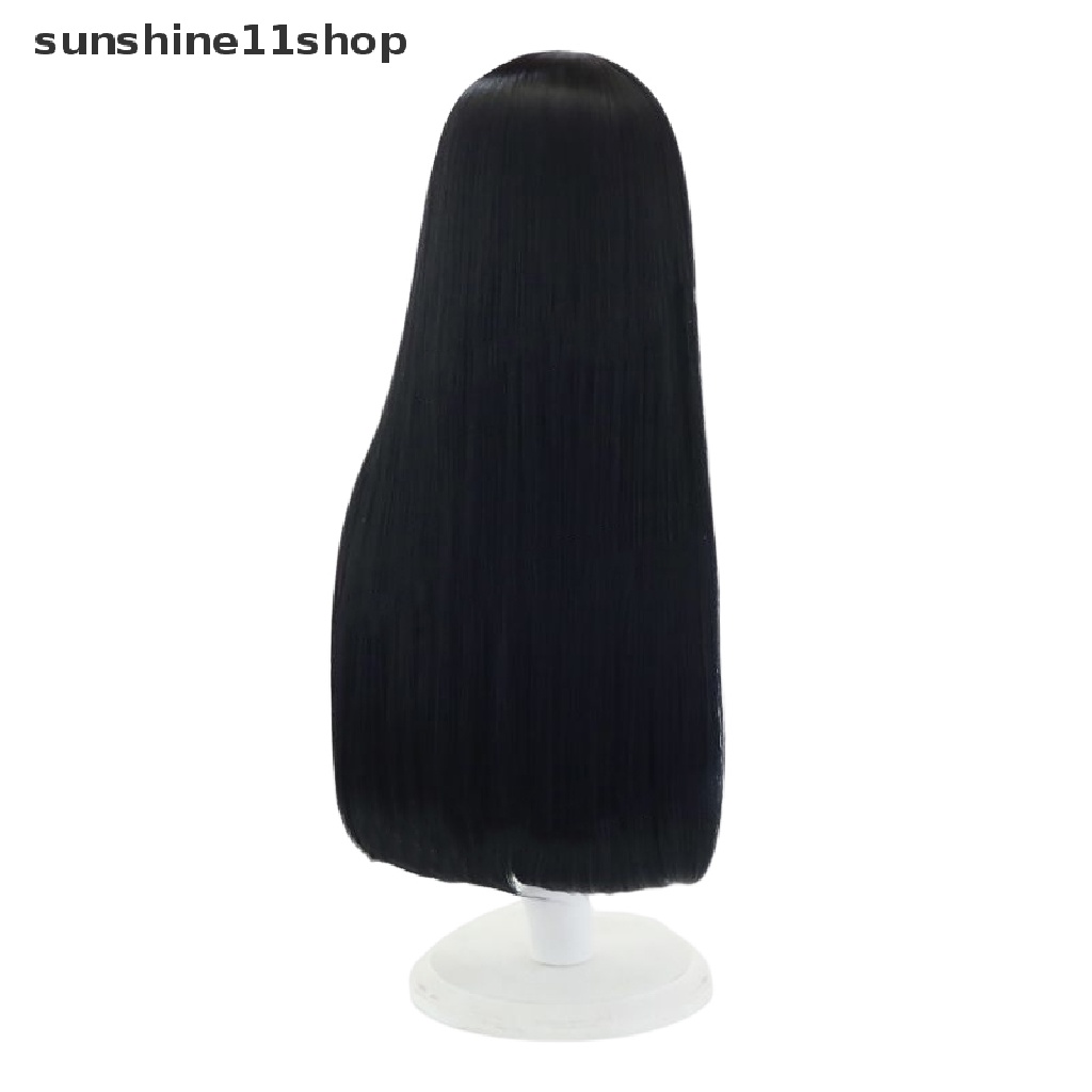 Sho Anime Lycoris Recoil Takina Inoue Cosplay Wig Hitam Panjang Wig Cosplay Anime Rambut Palsu N