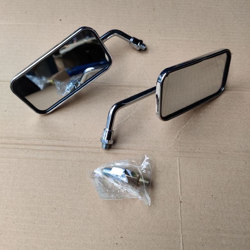 Spion kotak spion crom universal motor Mio beat Nmax Aerox semua motor