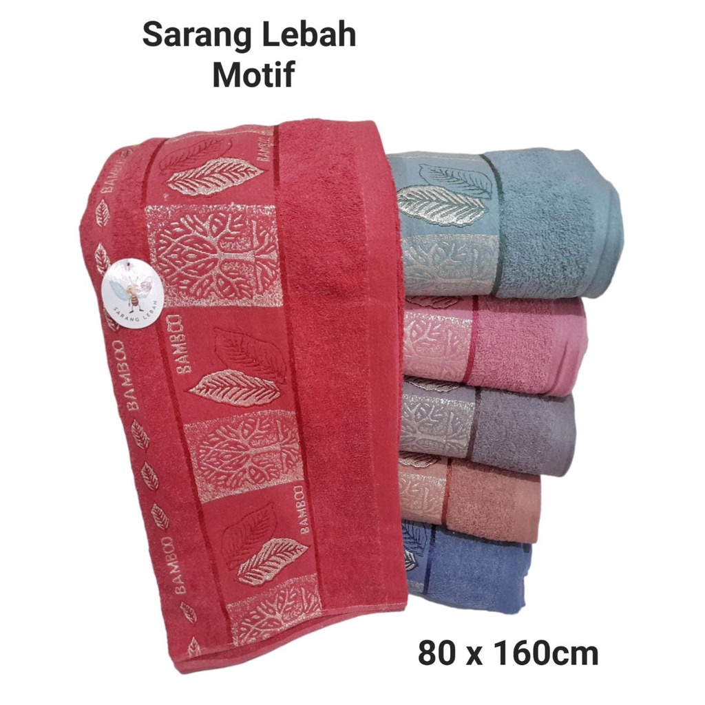 ATB Handuk Sarang Lebah Pantai / Healthy Home Uk 80 x 160 Katun Motif