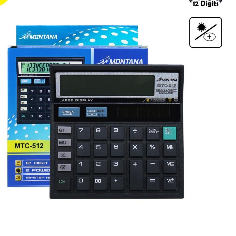 

Klik Beli Calculator Kalkulator Montana MTC 512 12 Digits VH5++