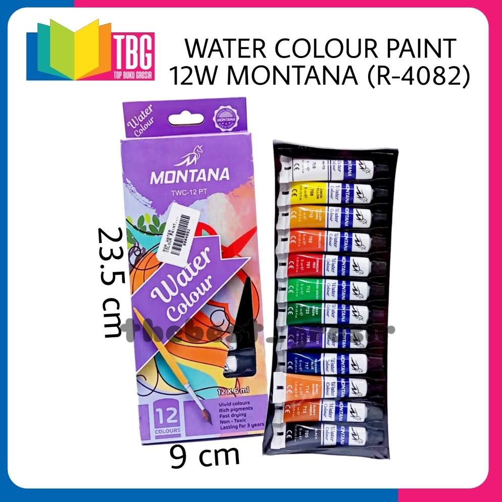 

W97 1 SET WATER COLOUR PAINT 12W MONTANA / CAT AIR / MONTANA WATER COLOUR / CAT AIR TUBE (R-4082) PENJUALAN TERBANYAK ぼ