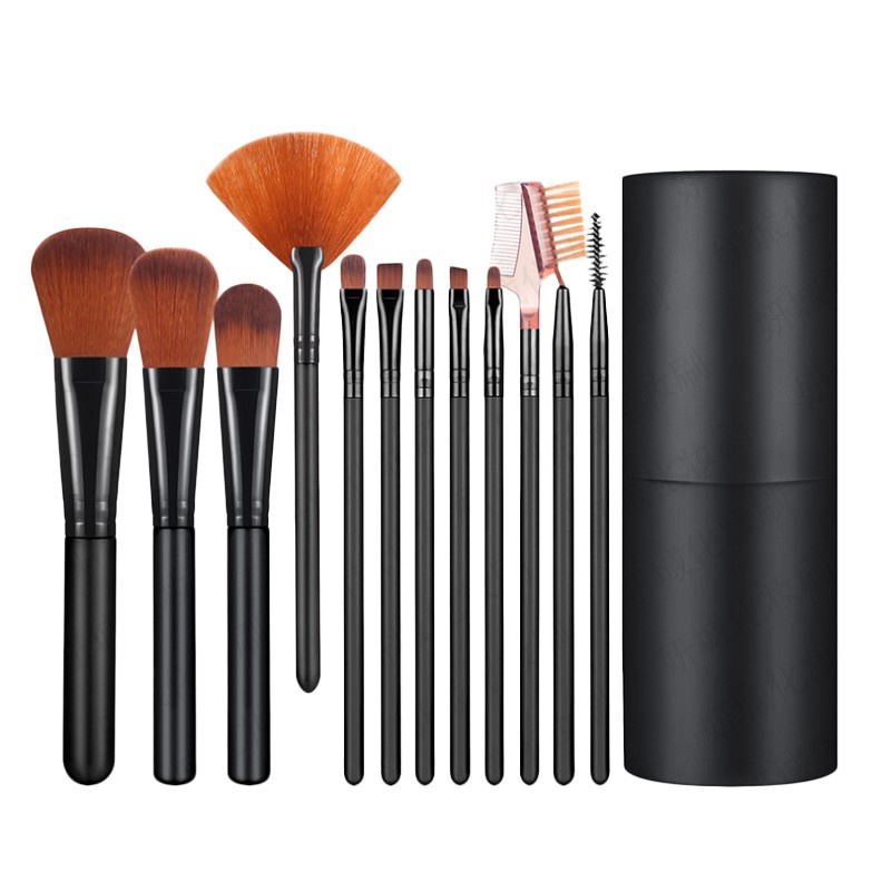 Kuas Make Up Tabung 12 in 1 / Brush Make up Set