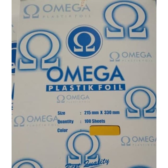 

Terlaris Plastik Foil Omega / Plastic Foil Omega / Kertas Foil Omega - Emas