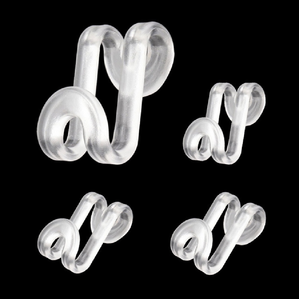 [Brightnessdin1] 10pcs Transparan S-Shaped Gantungan Baju Connecg Hooks al Creative Hook Lemari Konektor Gantungan DIY Tumpang Tindih Kait Butik