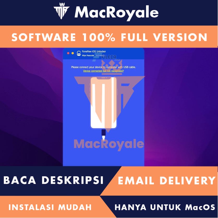 [MacOS] FonePaw iOS Unlocker Full Version Lifetime Full Garansi