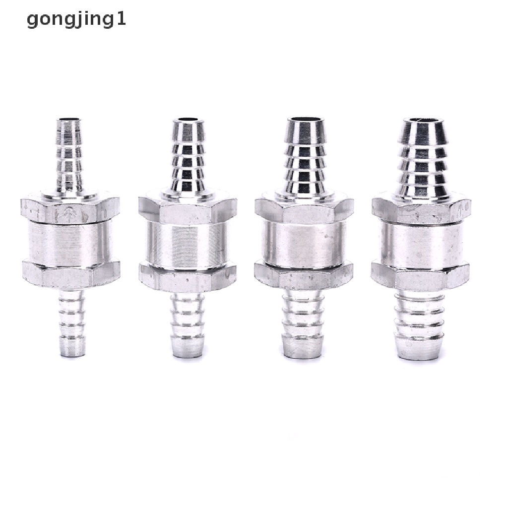 GGG One Way 6 / 8 / 10 / 12mm 4 Size Aluminium Alloy Fuel Non Return Check Valve  Id