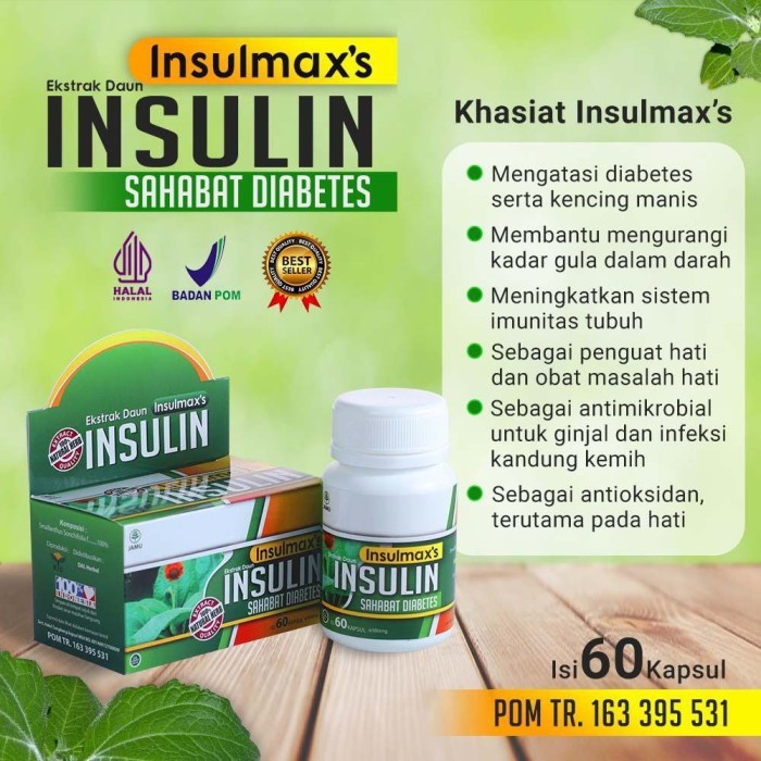 

Insulmax's Ekstrak daun insulin Membantu menurunkan gula dalam darah