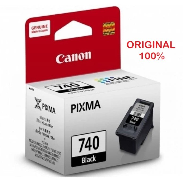 Tinta Cartridge canon pixma PG-740100%