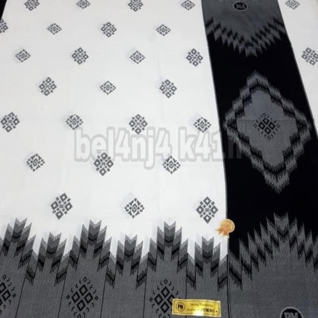 SARUNG SAMARINDA PUTIH KEMBANG / KAIN / BATIK / MOTIF BHS HJ4654O