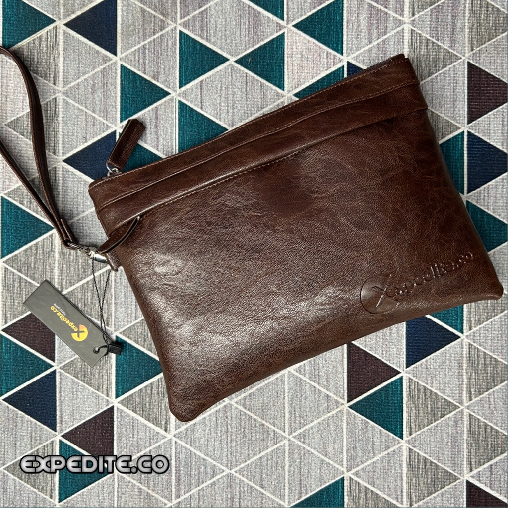 Expedite.co// Handbag Ghege Premium / Tas Tangan Pria Kulit / Tas Pria / Hanbag Pria / Pouch Pria