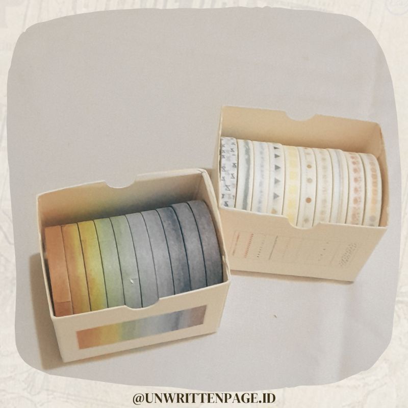 

10 Rolls Washi Tape Deco Masking Tape Selotip | Scrapbook | DIY Journaling