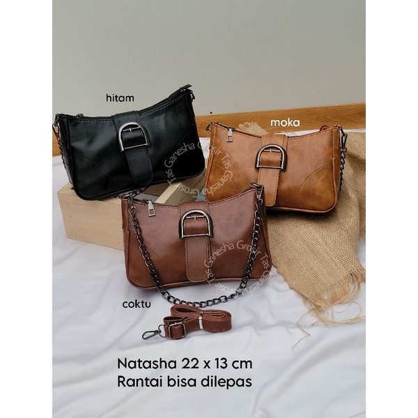 Natasha Vintage Tas Selempang Dan Bahu Wanita