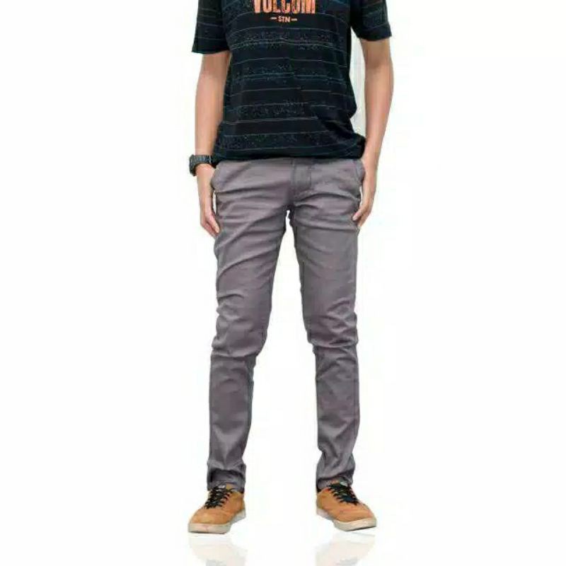 [TERLARIS] CELANA PANJANG PRIA UKURAN 27-38 PREMIUM QUALITY CHINOS SLIMFIT COWO SKINNY POLOS COWOK