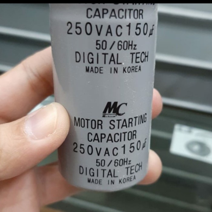 Kapasitor Capacitor Ac Starting Mc 150Mfd 150Uf 150 Mfd Uf 250Vac 250V