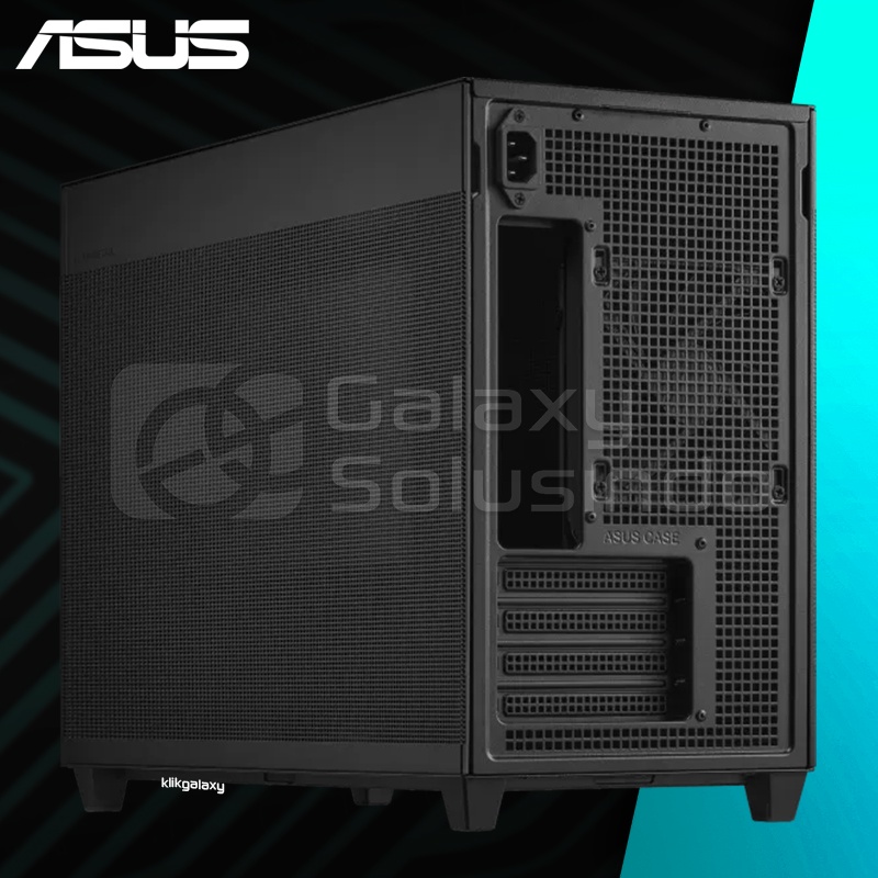 ASUS Prime AP201 with Tool-Free Side Panels M-ATX Case - Black