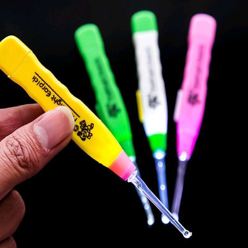 Korek Kuping LED - Pembersih Telinga Dengan Senter / Earpick Flashlight