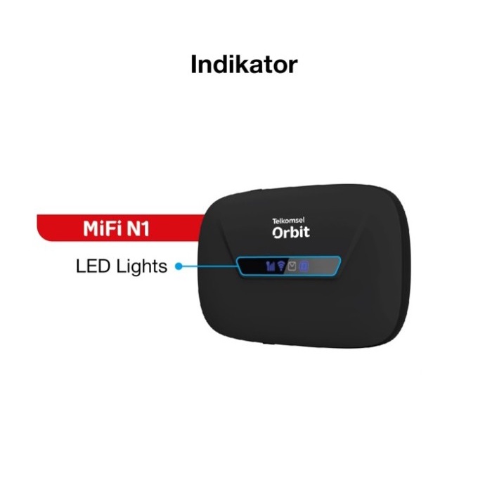 Telkomsel Orbit Mifi M21-N1 Portable Modem Wifi 4G Bonus Data 15GB