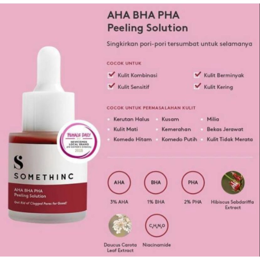 SOMETHINC AHA BHA PHA PEELING SOLUTION SERUM