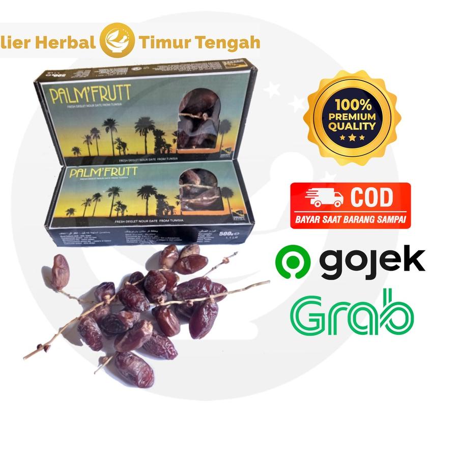 

❆ KURMA TANGKAI TUNISIA ORIGINAL PALM FRUIT BOX 500gr ➥