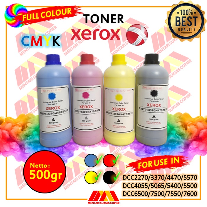 

[[JNT COD]] TONER WARNA XEROX CMYK UNIVERSAL - DCC2270/3370/4470/5570/DCC4055/5065 - Biru
