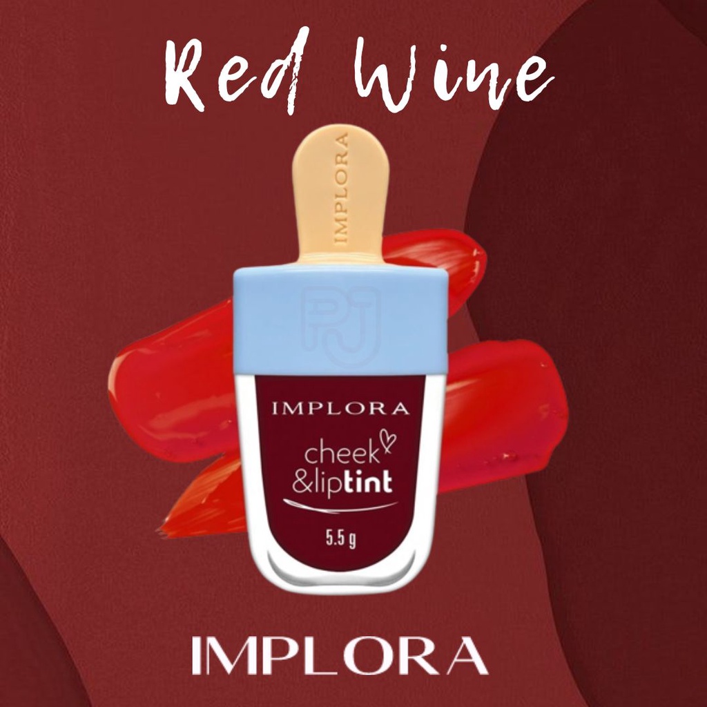IMPLORA CHEEK &amp; LIPTINT SERIES 01 VAMPIRE BLOOD