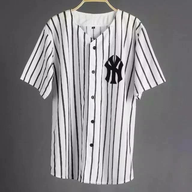 Bisa COD Jersey baseball salur baju baseball salur custom jersey baseball salur Original Asli