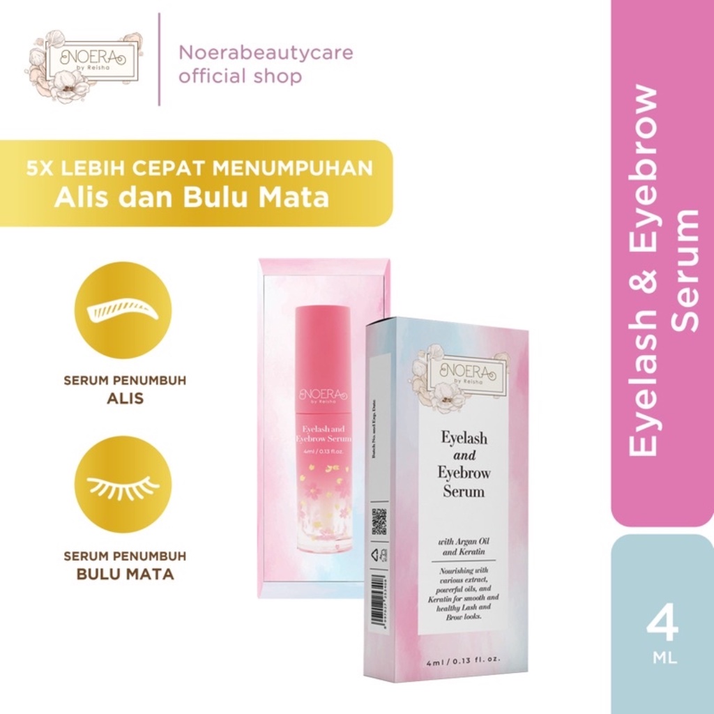 [ Agen Resmi ] Noera Eyelash &amp; Eyebrow Serum - Serum Bulu Mata dan Alis BPOM