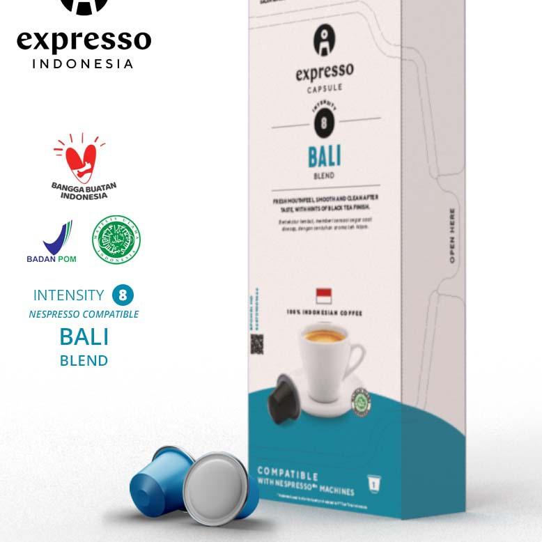 

▲ Expresso Indonesia - Reguler Capsule - Nespresso Compatible - Bali Blend ➬
