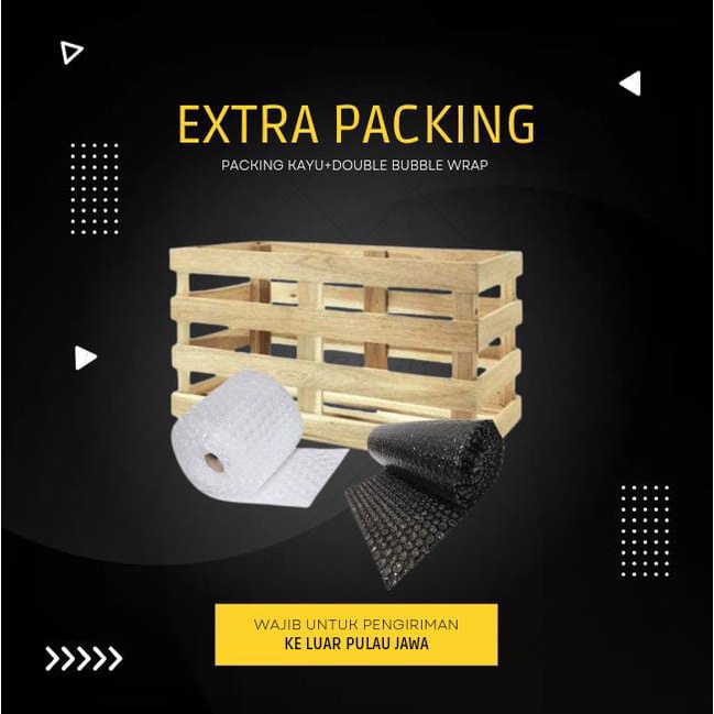 

Extra paking kayu dan double bubble wrap per item untuk pembelian full set paket body paket extra tambahan dus double bubble wrap untuk per item sepaket body peking kayu bangkirai untuk body full set