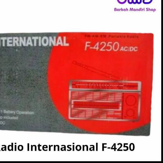 ➾ Radio Internasional F-4250 // CR-4250 // Radio Jaman Dulu ➭