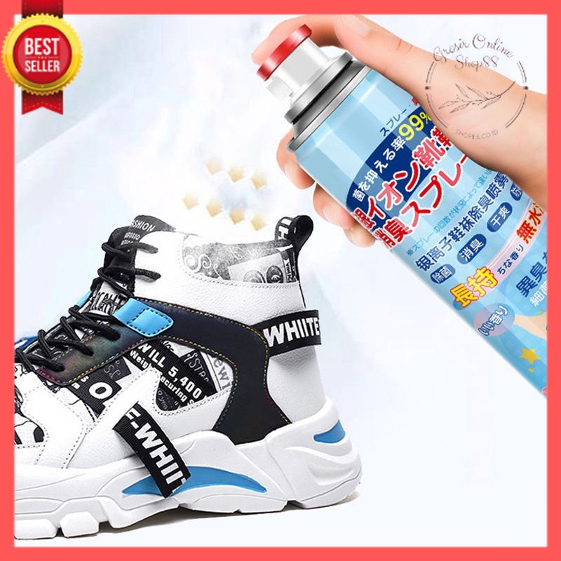 GOS -D404- Spray Penghilang Bau Sepatu - Deodoran Anti Bau Kaki Semprotan Pewangi