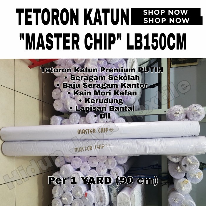 Katun Tetoron Katun Tc Master Chip Lb150 Seragam Jas Lab [Eceran YARD]