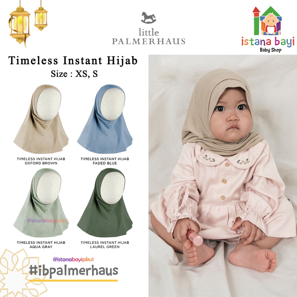 Little Palmerhaus INSTANT HIJAB - Jilbab anak 0-6 Tahun - IED COLLECTION