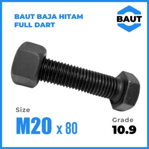 BAUT MUR BAJA TS 10.9 [M20x80] FULL SET - BAUT HEX