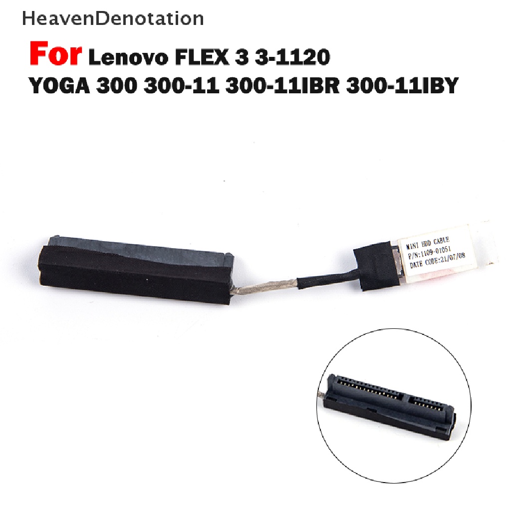 [HeavenDenotation] Untuk Lenovo Flex3 3-1120 Yoga300 300-11 SATA Hardisk HDD Konektor Kabel HDV