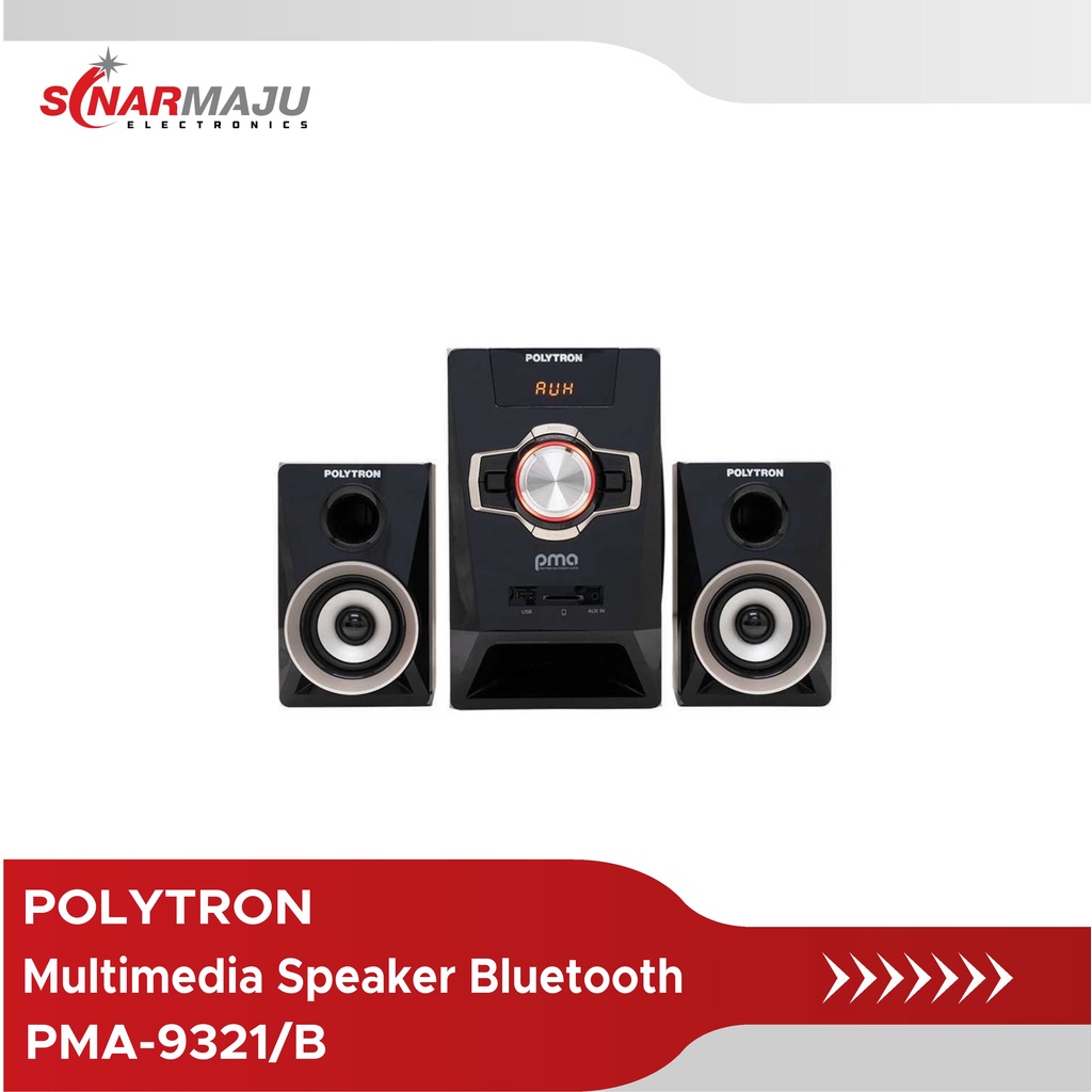 MULTIMEDIA SPEAKER BLUETOOTH POLYTRON PORTABEL PMA-9321/B