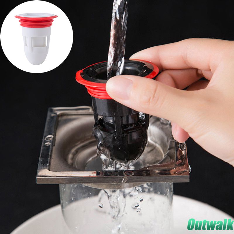 ღ Floor Drain Filter Rambut Stopper Silikon Toilet Deodoran Floor Drain Inti Saluran Pembuangan Pest Control Drain Mandi Serangga Mencegah Anti menyumbat Aksesoris