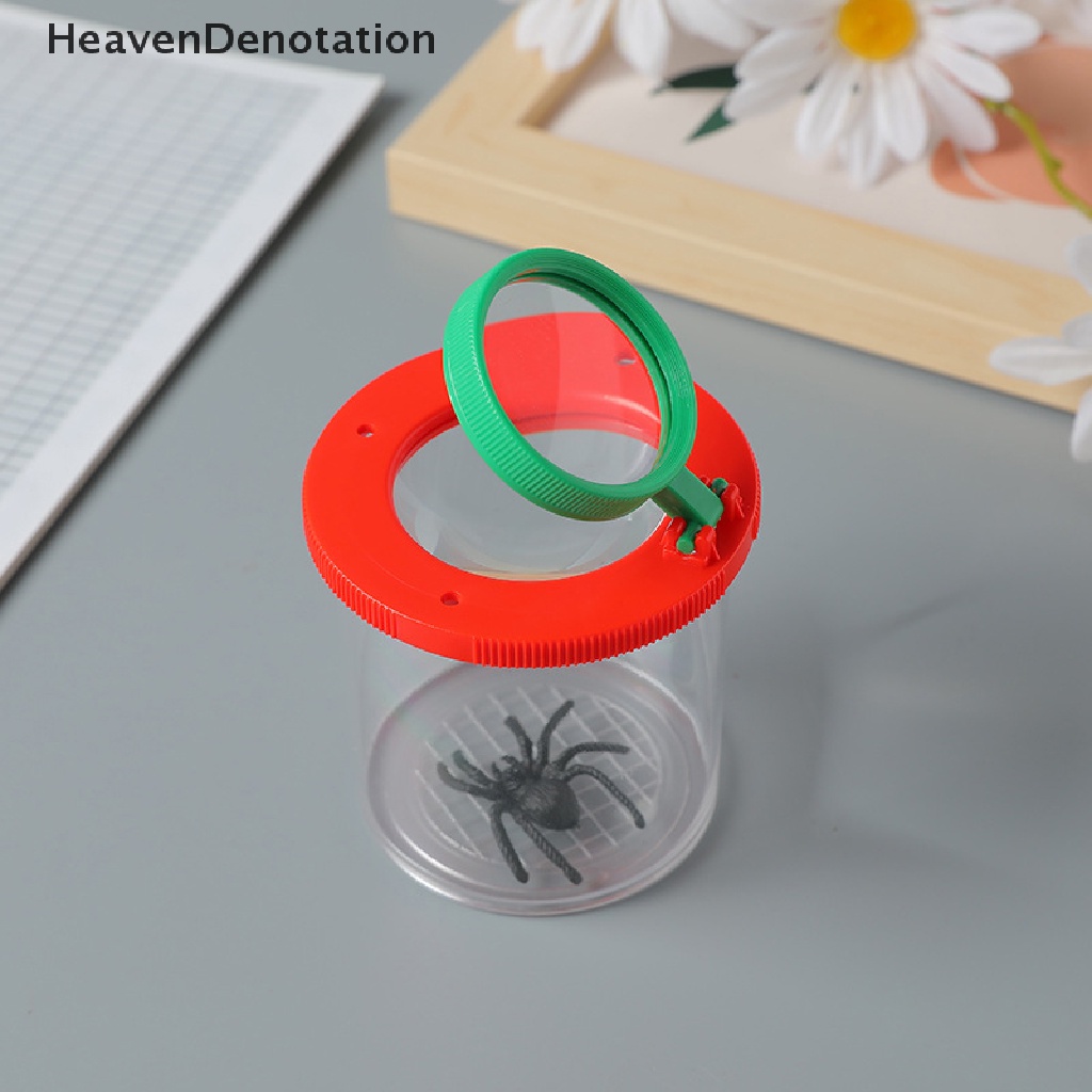 [HeavenDenotation] Kaca Pembesar Rumah Anak Silinder Crawler Spider Insect Box Magnifying HDV