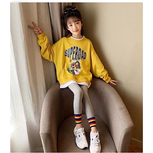 B273 - Setelan Legging Anak Cewek Tanggung Import - Setelan Baju Import Anak Perempuan / Setelan Swe