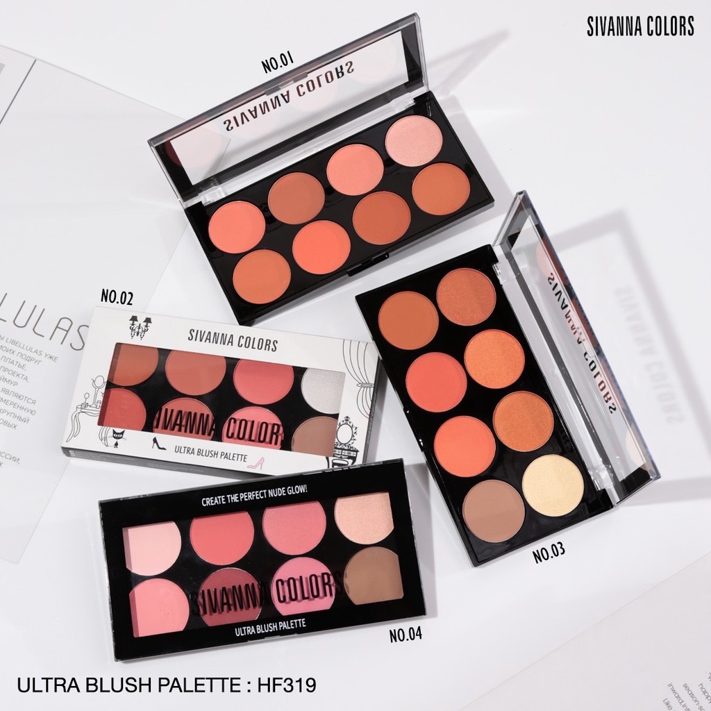 Sivanna Colors Ultra Blush On Palette ORIGINAL THAILAND | Blush On Sivanna HF319