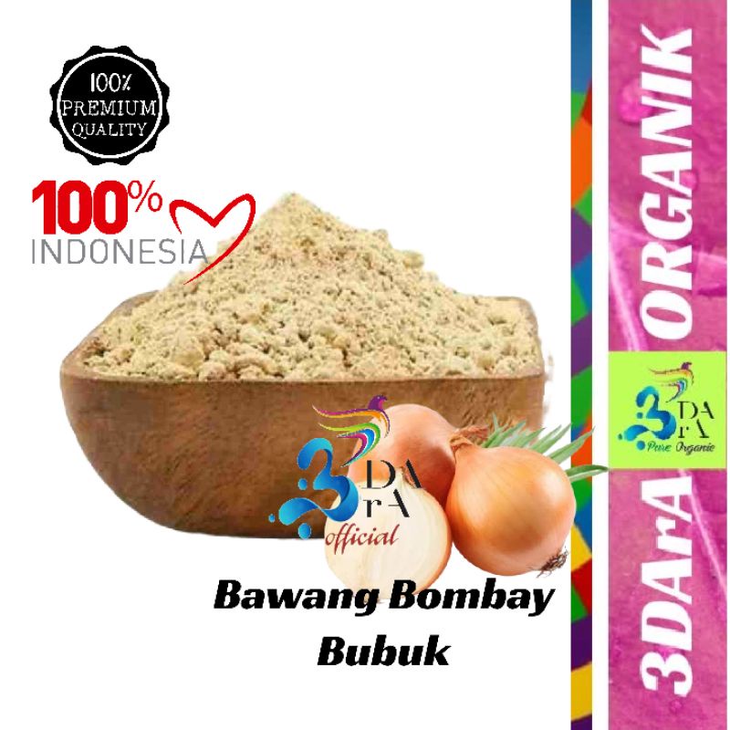 

Bubuk Bawang Bombay 500gr - Onion Powder Premium Murni Tanpa Campuran
