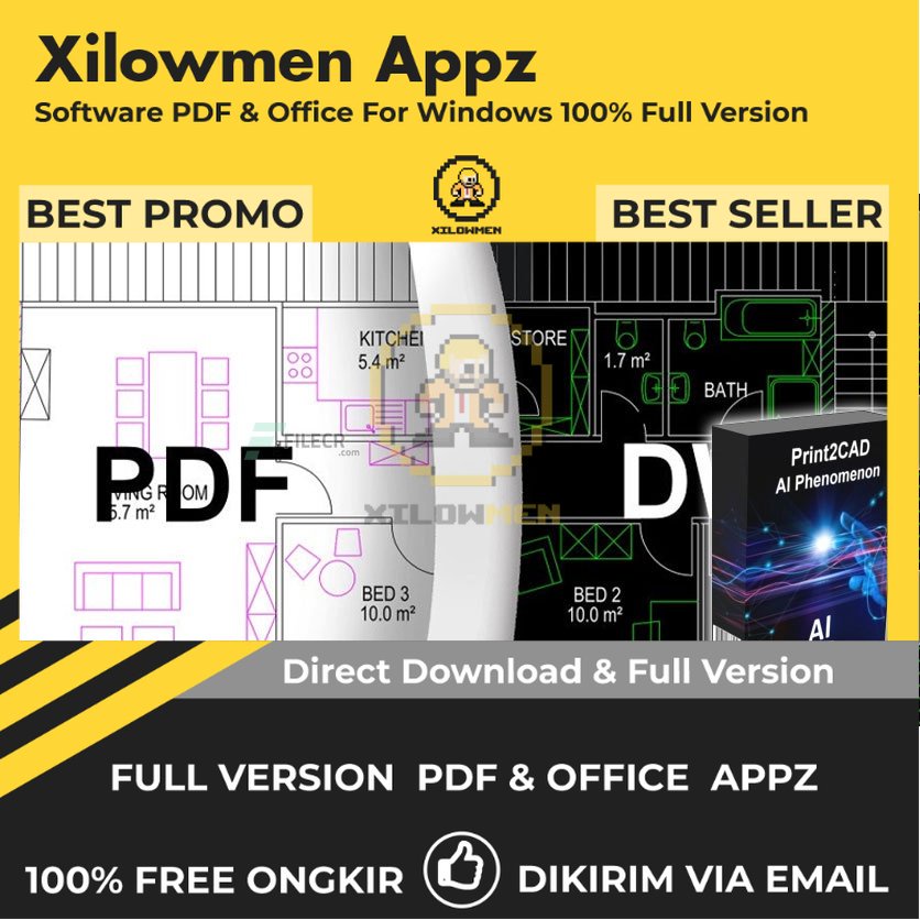 [Full Version]  Print2CAD AI Phenomenon Pro PDF Office Lifetime Win OS