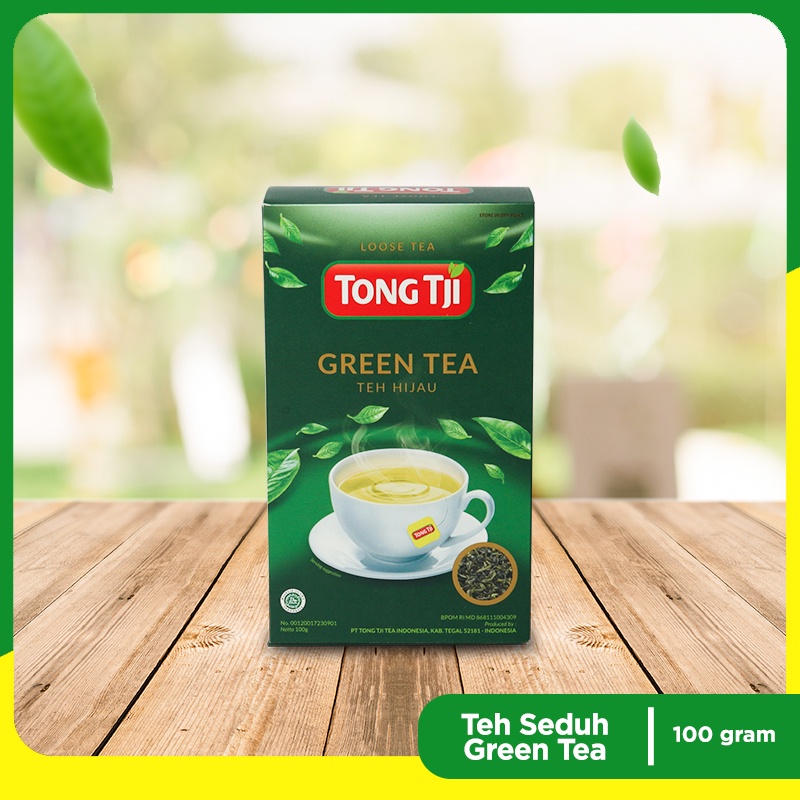 Tong Tji Green Tea 100g, Teh Seduh per Pack