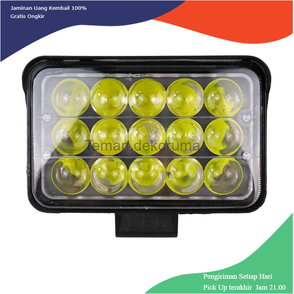 TD - LMP Xianyi Lampu Sorot Tembak Flood Spotlight IP67 Cool White 15 LED 45W - SDL1846