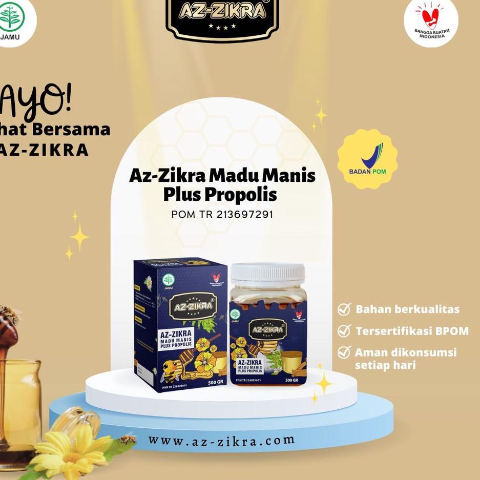

♚ Azzikra Manis Propolis Kemasan ✰